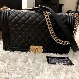 Chanel Boy Quilted New medium flap bag